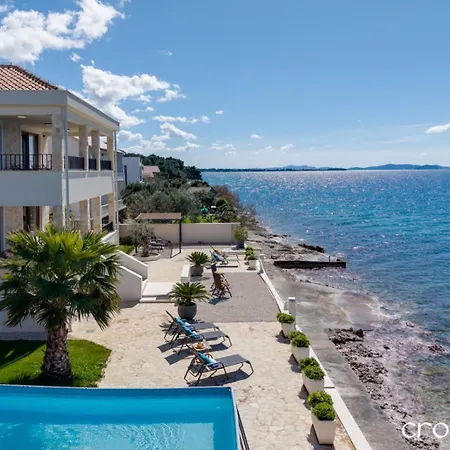 Villa Luxury Beachfront In Kozino, Zadar With Stunning Sea Views