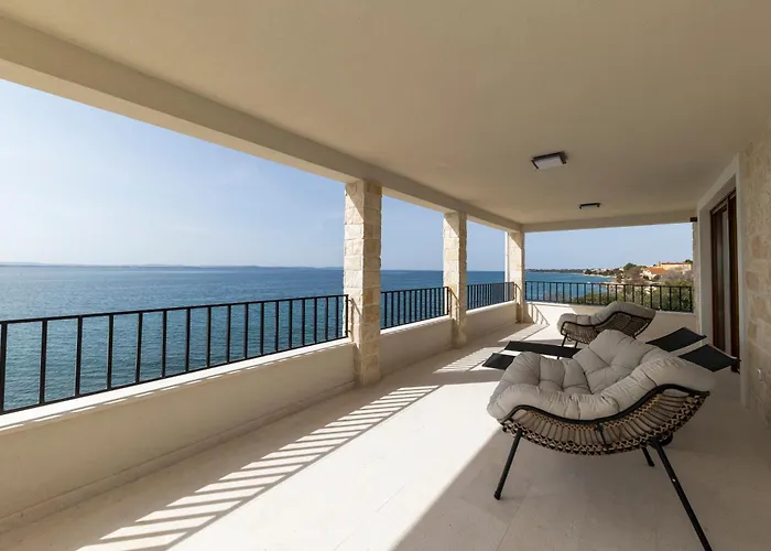 Luxury Beachfront In Kozino, Zadar With Stunning Sea Views