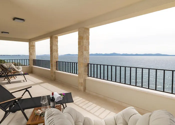 Luxury Beachfront In Kozino, Zadar With Stunning Sea Views Kožino