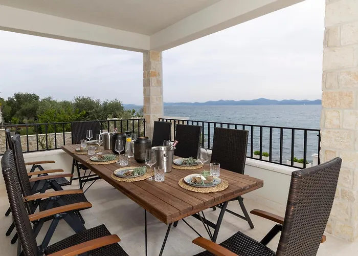 Luxury Beachfront In Kozino, Zadar With Stunning Sea Views