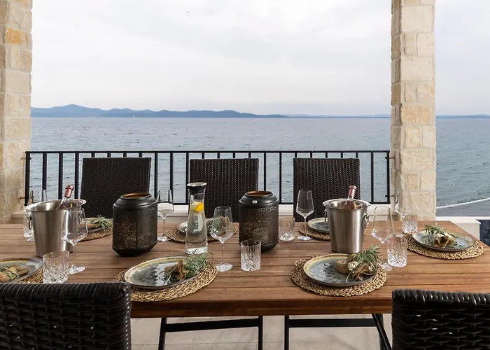 Vila Luxury Beachfront In Kozino, Zadar With Stunning Sea Views *