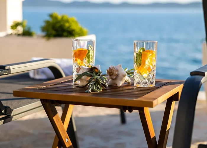 Villa Luxury Beachfront In Kozino, Zadar With Stunning Sea Views