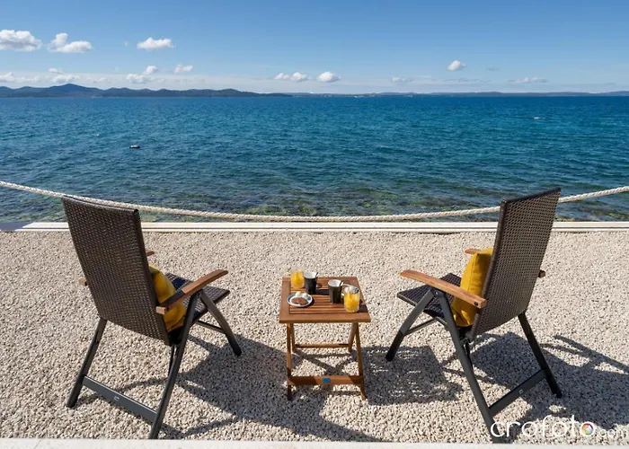Luxury Beachfront In Kozino, Zadar With Stunning Sea Views