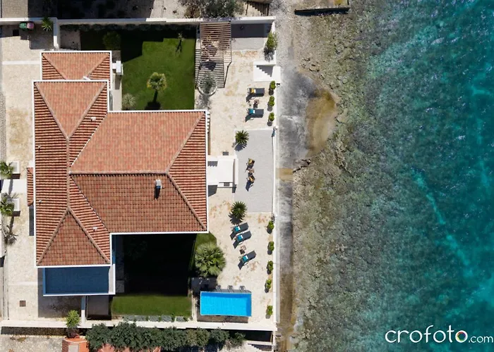 Villa Luxury Beachfront In Kozino, Zadar With Stunning Sea Views